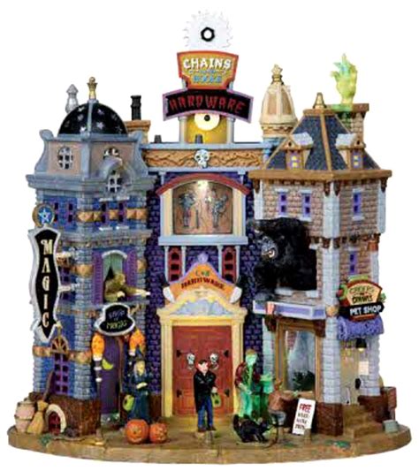 Welcome to The Eerie Emporium Lemax Spooky Town Retired Shop Check back frequently to find your next Halloween Village Unicorn piece. . Lemax spooky town retired figurines